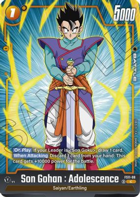 Son Gohan : Adolescence