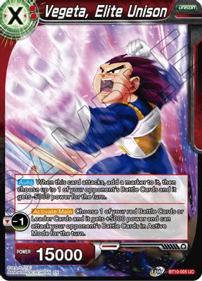 Vegeta, Elite Unison