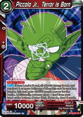 Piccolo Jr., Terror is Born