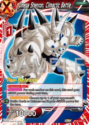 Omega Shenron, Climactic Battle