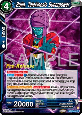 Bujin, Telekinesis Superpower