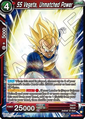 SS Vegeta, Unmatched Power