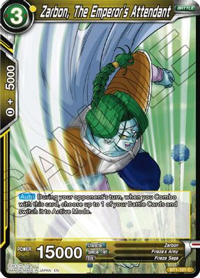 Zarbon, The Emperor's Attendant