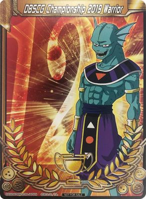 DBSCG Championship 2019 Warrior (Merit Card) - Universe 12 "Giin"