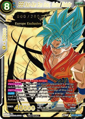 SSB Kaio-Ken Son Goku, United Divinity (SCR)